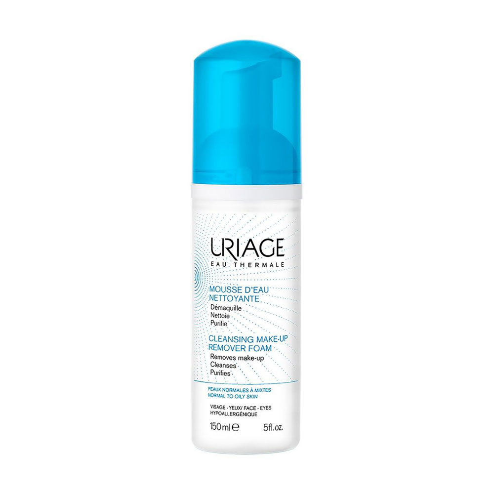 Очищувальний мус для обличчя Uriage Cleansing Make-up Remover Foam для нормальної та сухої шкіри, 150 мл